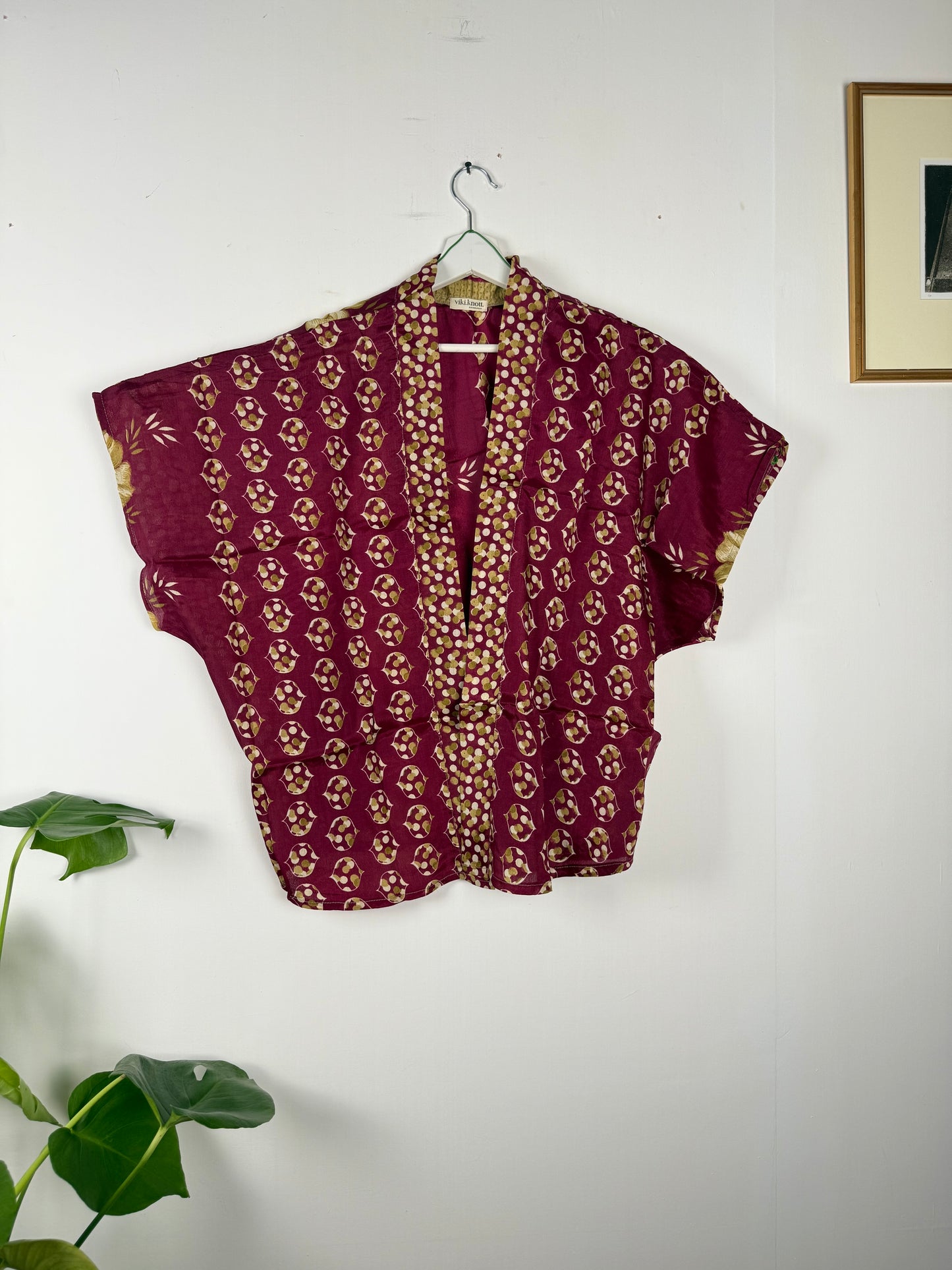 Vintage Saree Silk Shrug Blouse
