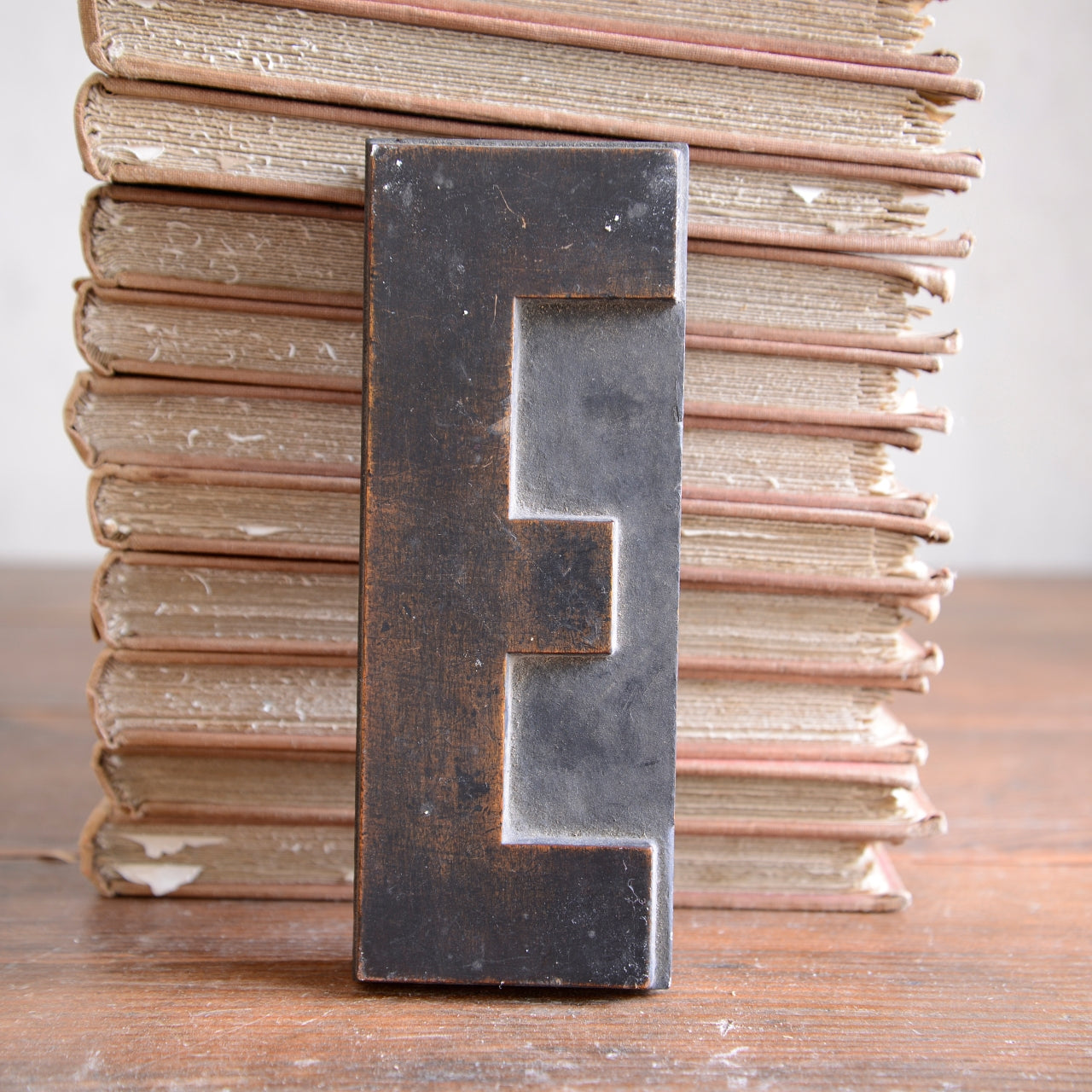 English 1920’s Wooden Letterpress Type - 17cm