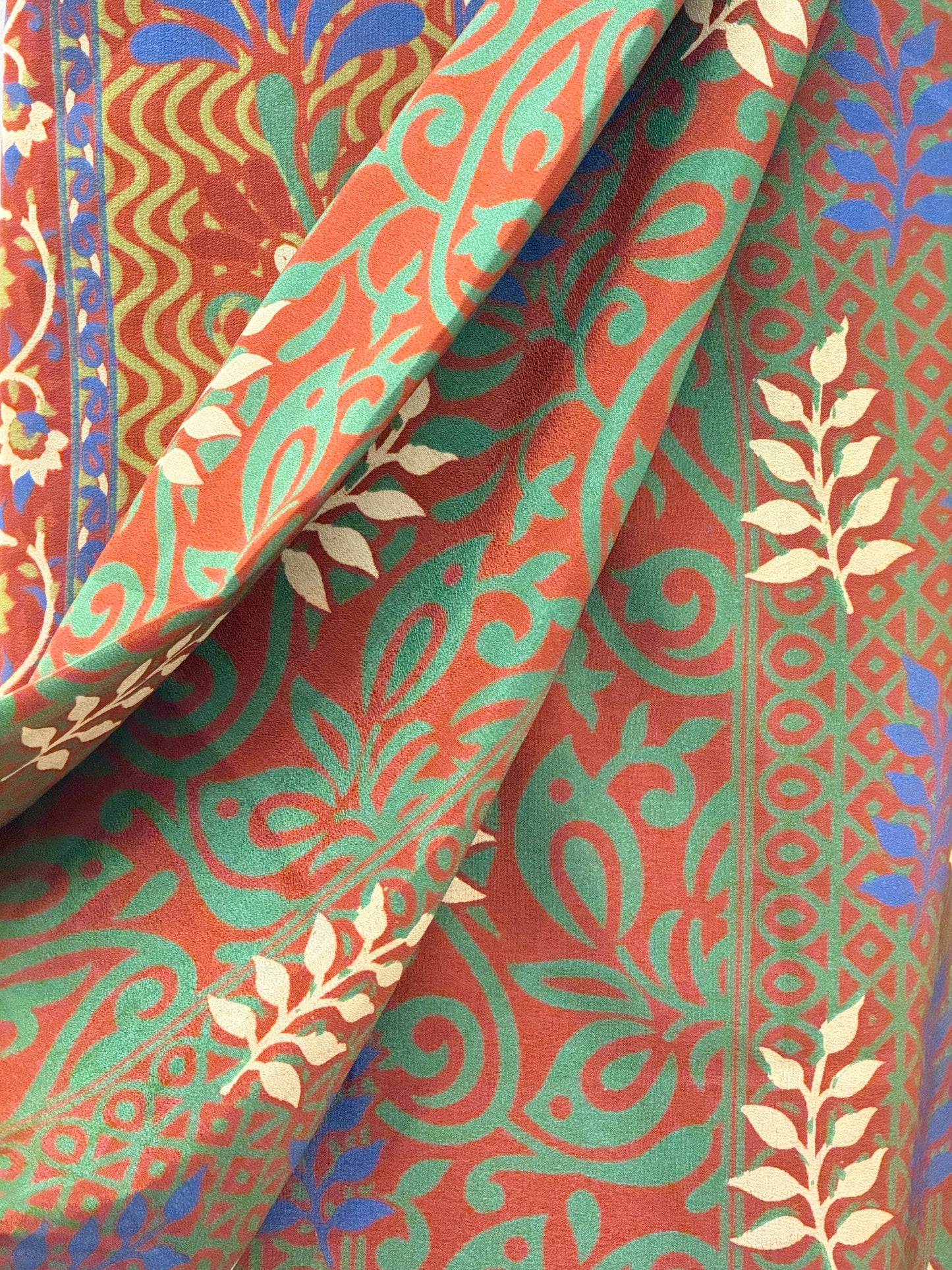 Vintage Pure Silk Saree Fabric