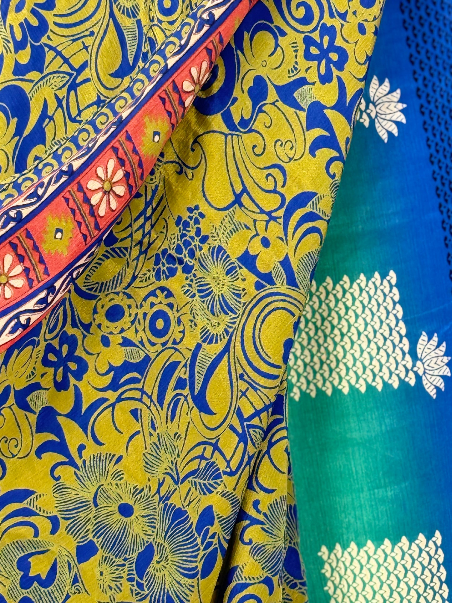 Vintage Saree Silk Wrap Skirt
