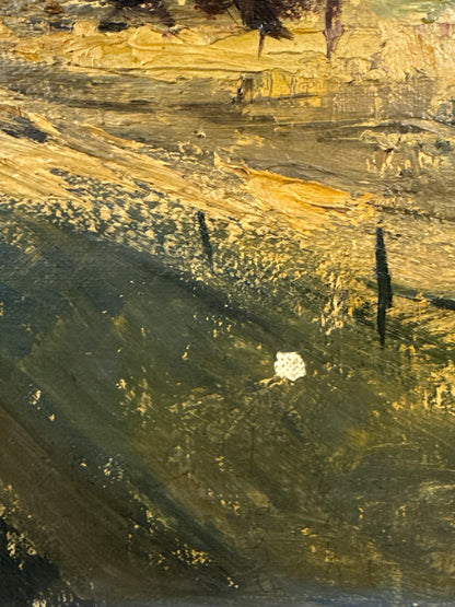 Abstract Landscape with Nude Study Verso - British School, c.1930s–40s