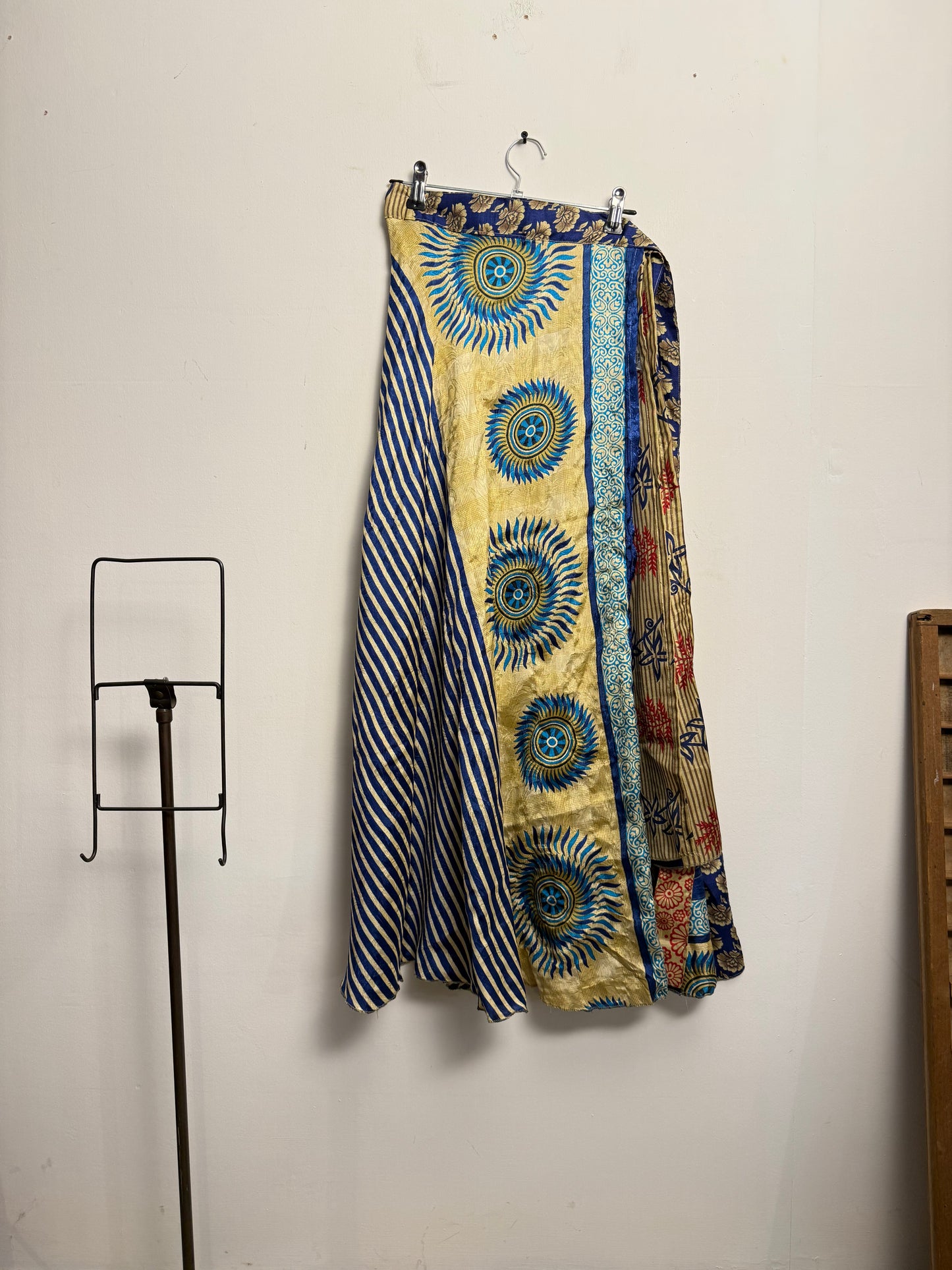 Vintage Saree Silk Wrap Skirt