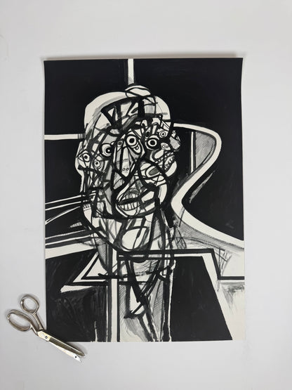Monochromatic Original Artwork No.319 - ARTHUR ALLAN WILSON, Scottish | 1944-2024