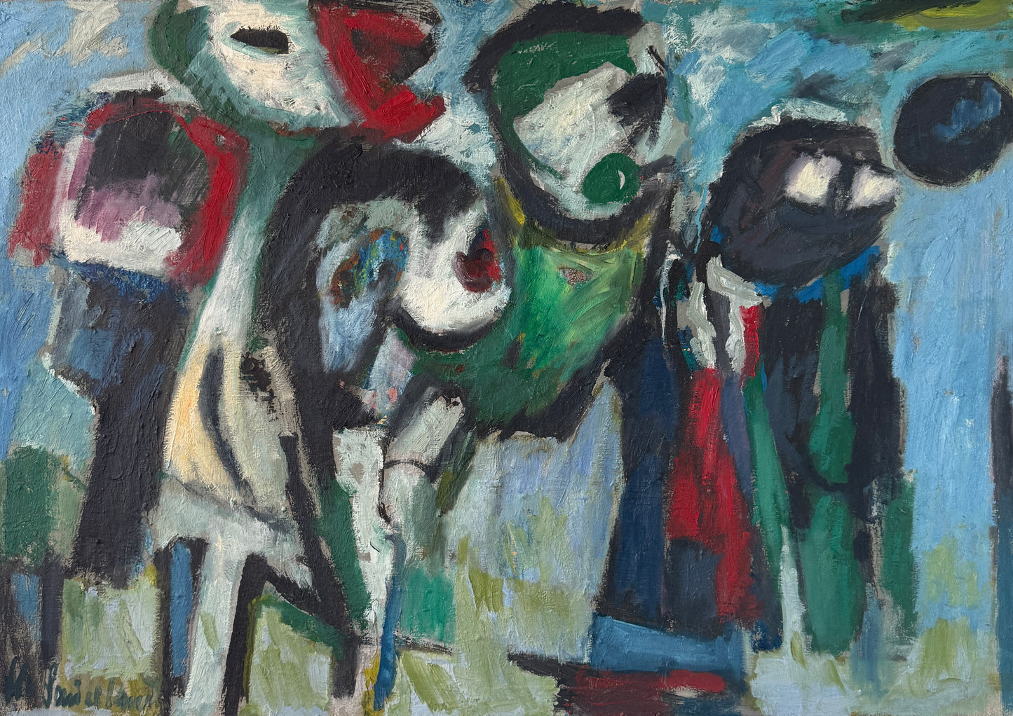 Heinz Sauerland (German, 1936–2023), Figurengruppe, 1965