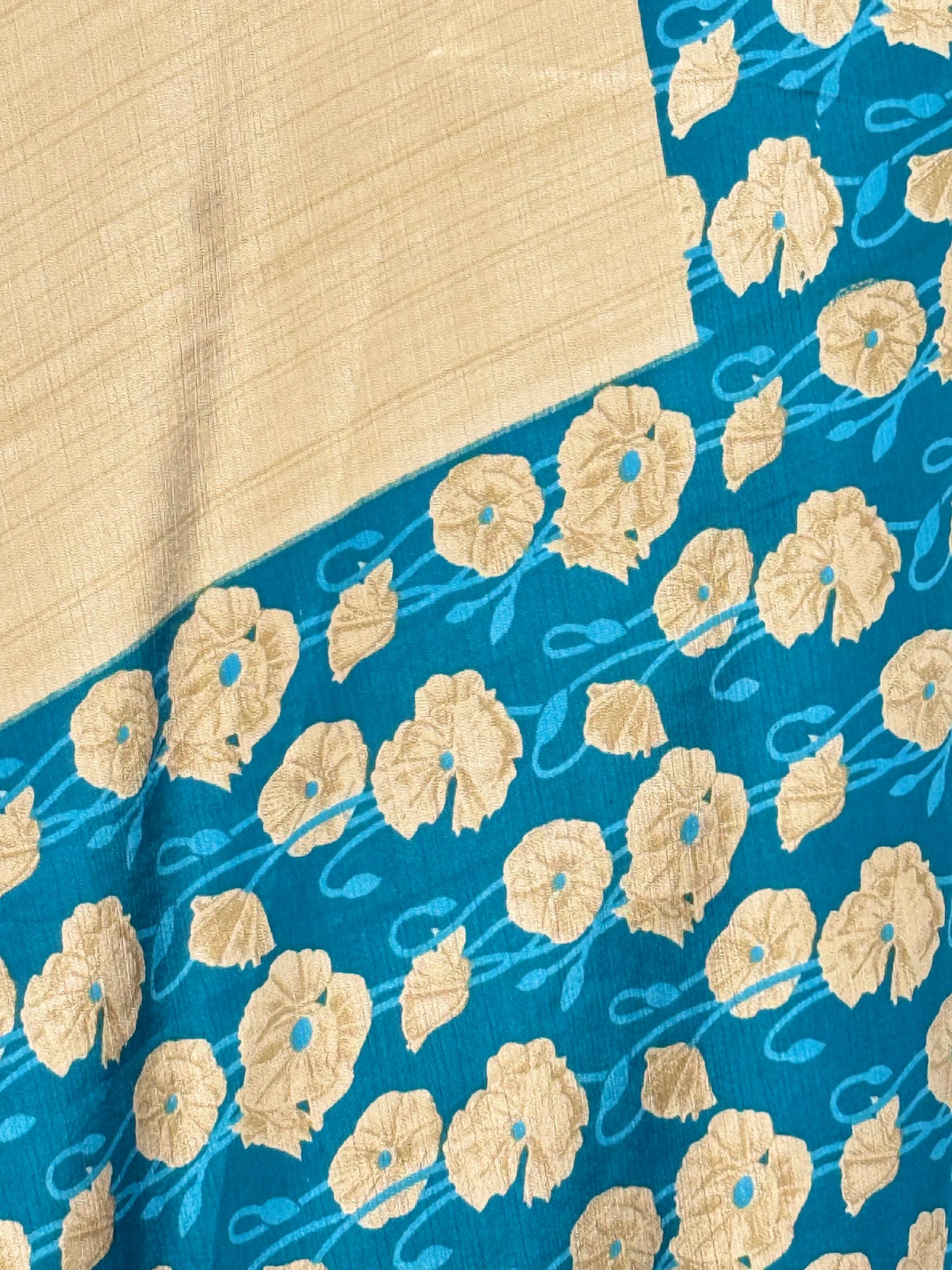 Vintage Saree Silk Wrap Skirt