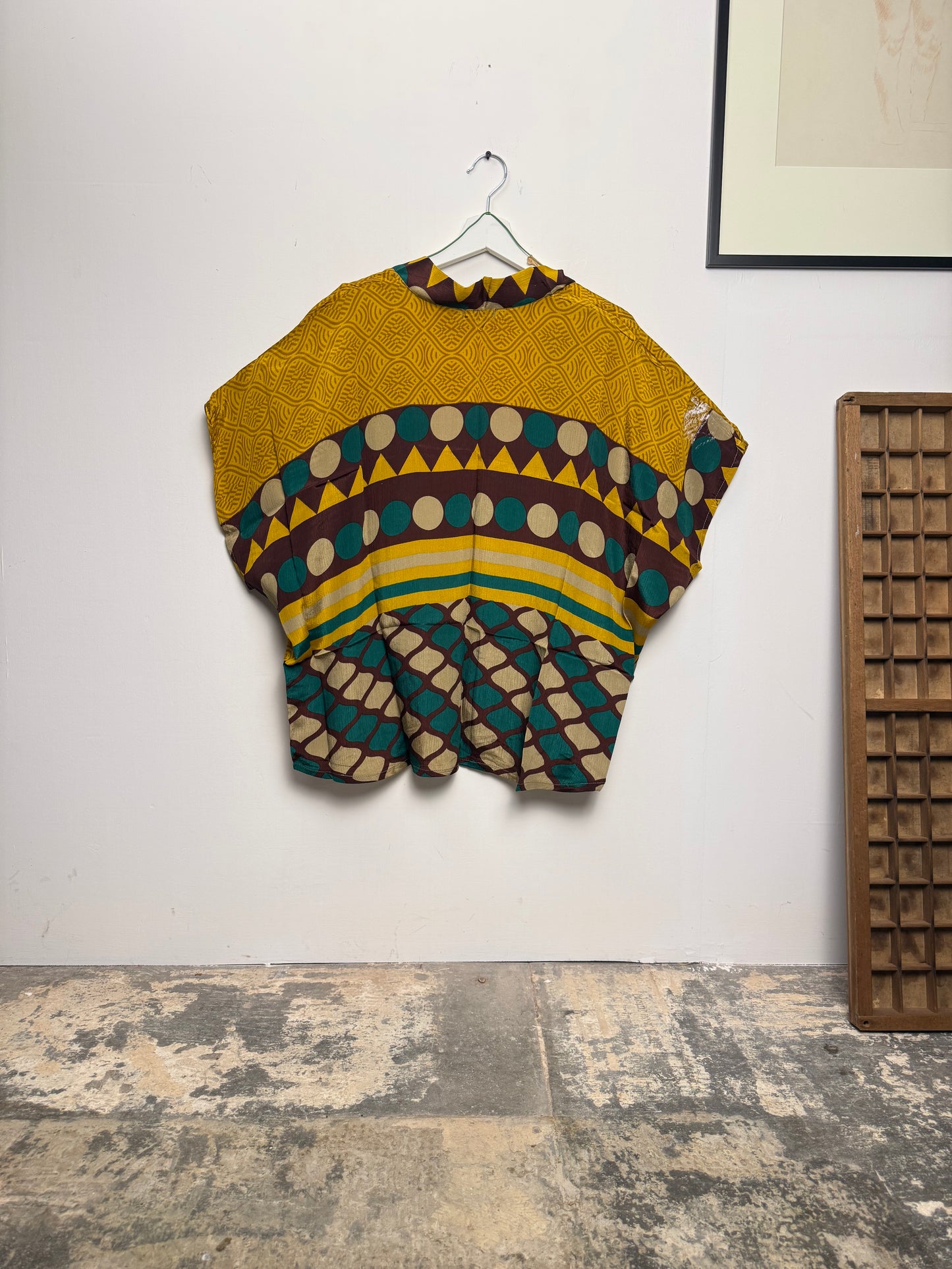 Vintage Saree Silk Shrug Blouse