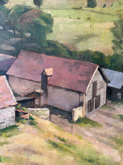 Barns | Mid 20th Century Painting