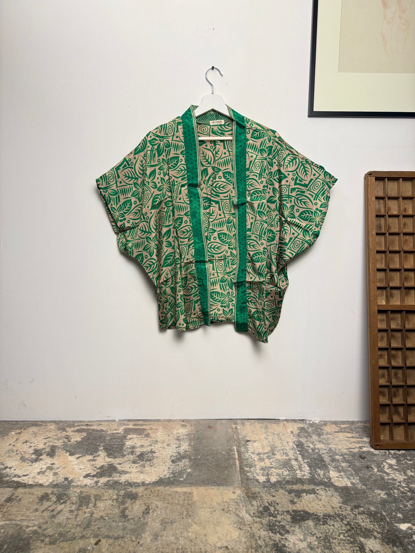 Vintage Saree Silk Shrug Blouse