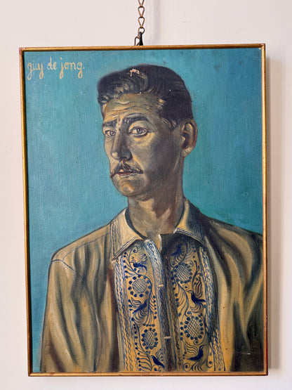 Man in Folk Shirt - Guy de Jong | 1950's