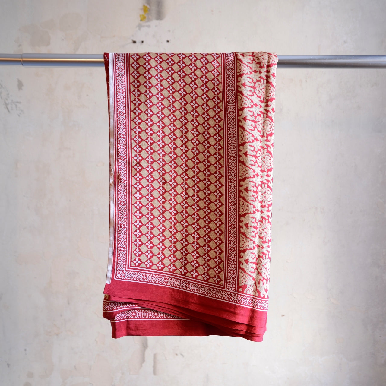 Vintage Pure Silk Saree Fabric