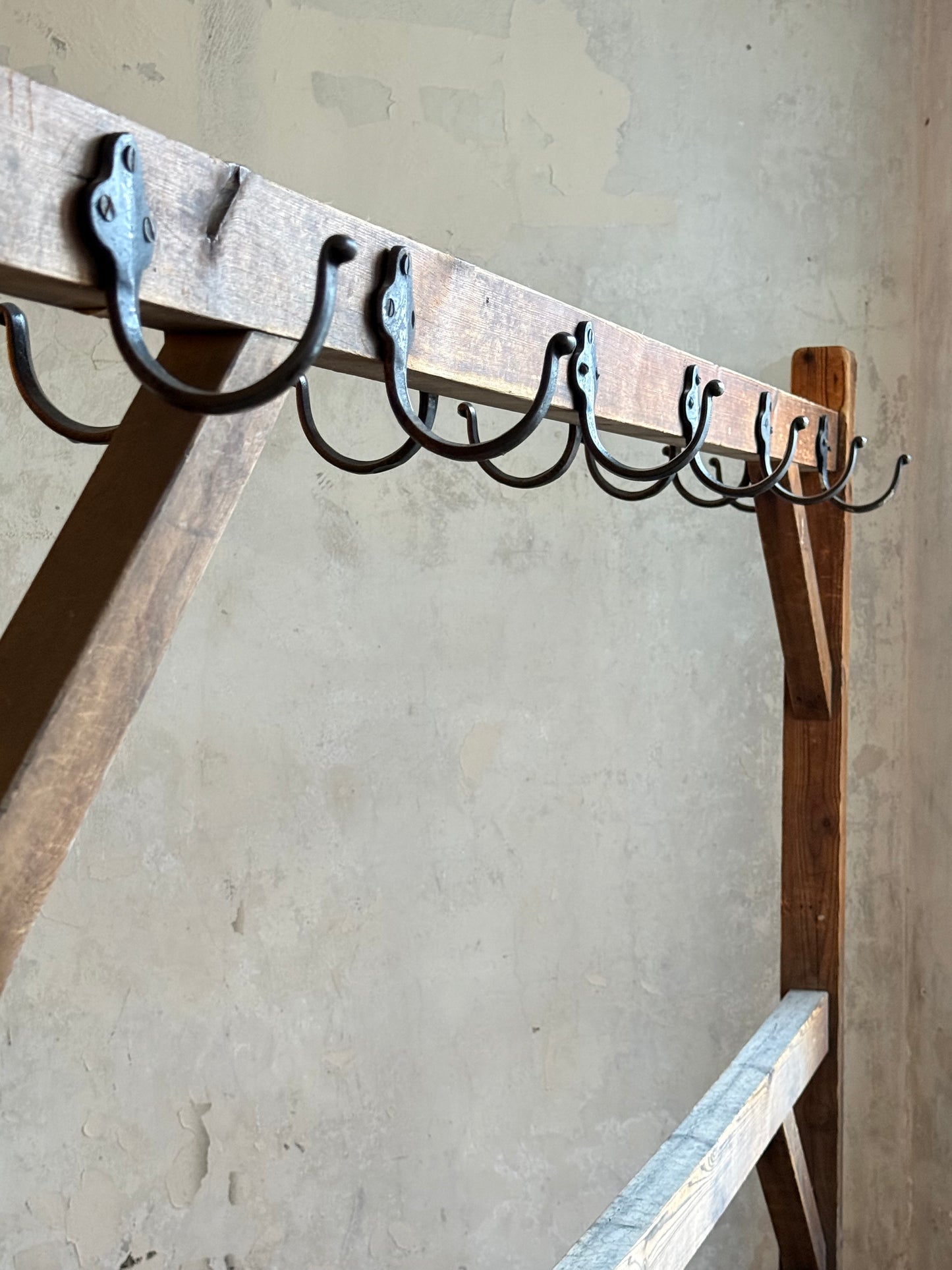 19thC Double Sided Ribbon Drying Rack