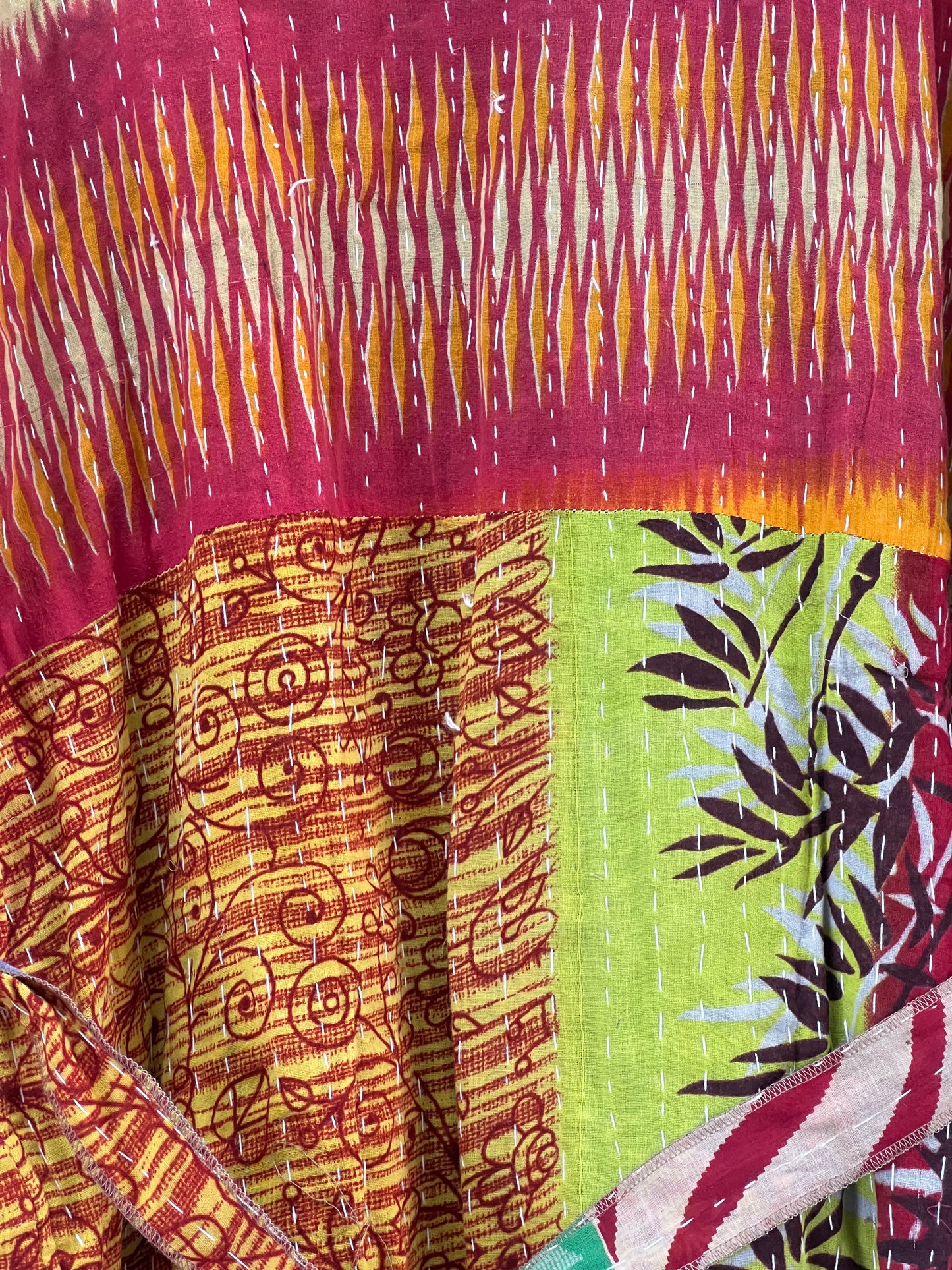 Vintage Cotton Kantha Relaxed Jacket ~ No 2