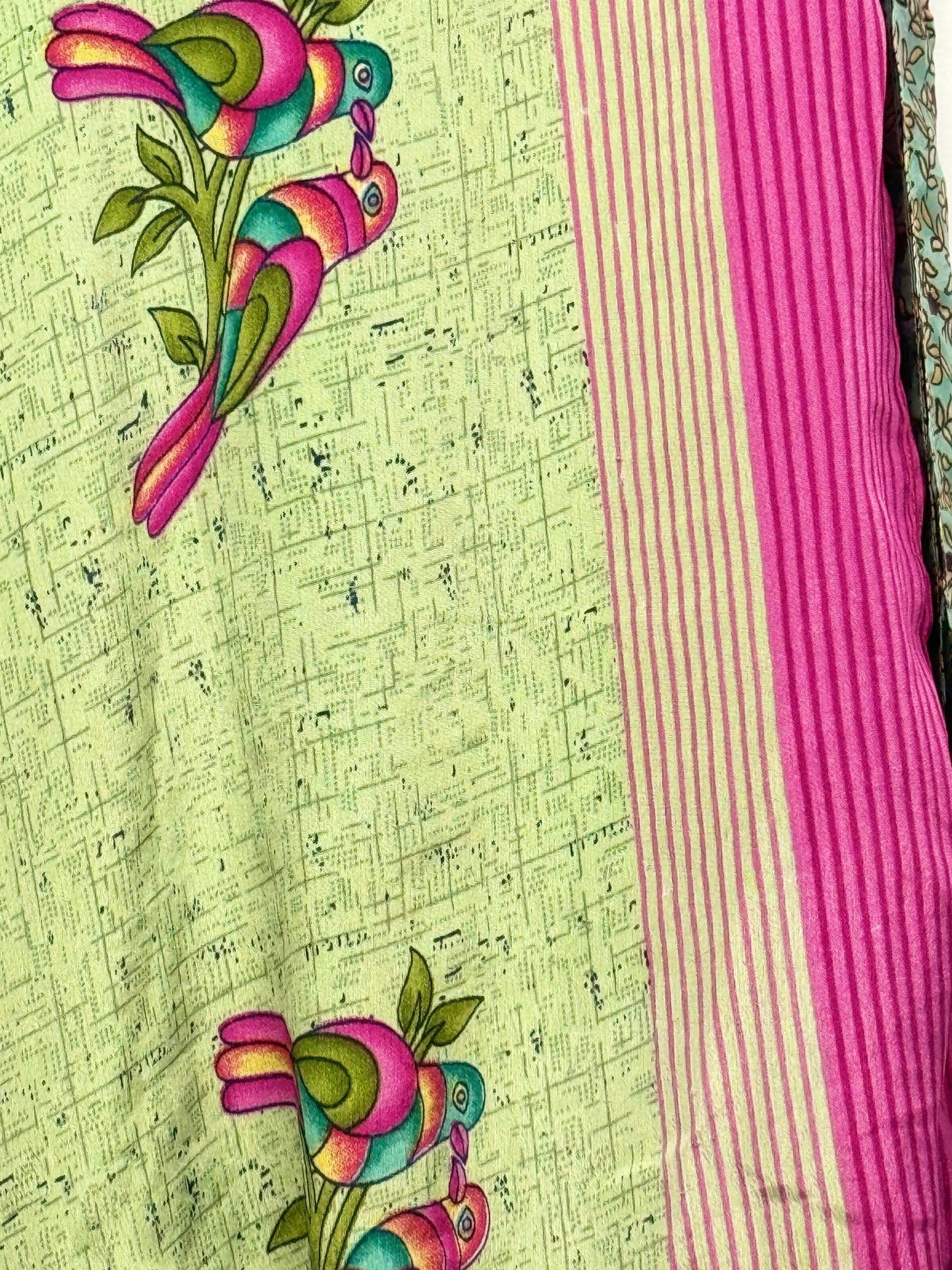 Vintage Saree Silk Wrap Skirt