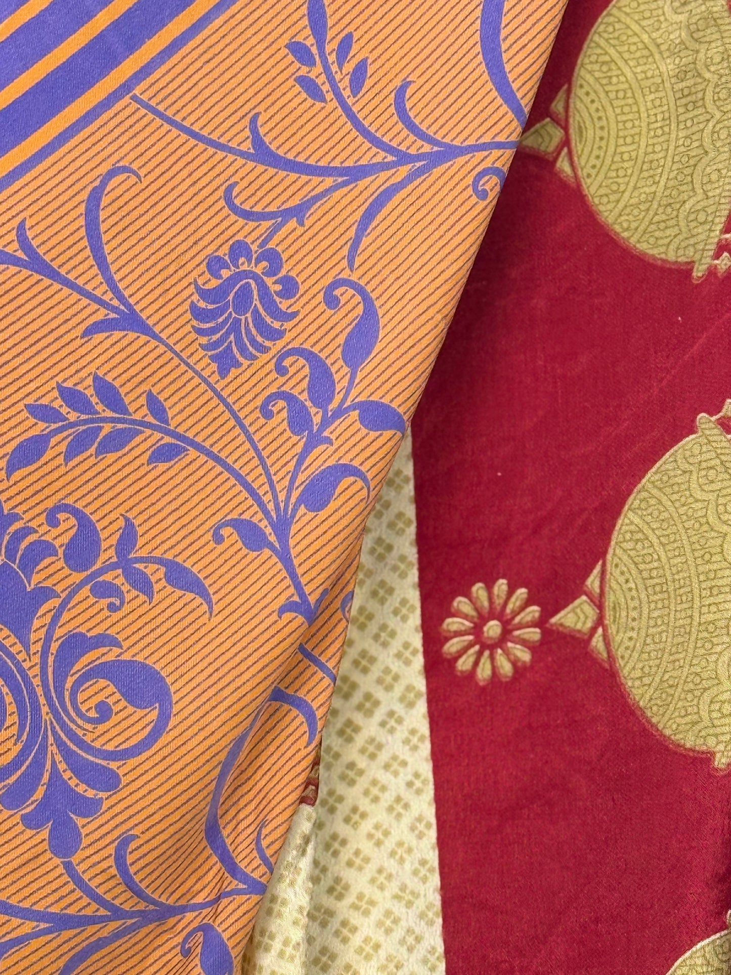 Vintage Saree Silk Wrap Skirt