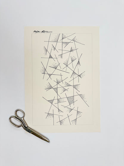 Monochromatic Original Artwork No.205 - ARTHUR ALLAN WILSON, Scottish | 1944-2024