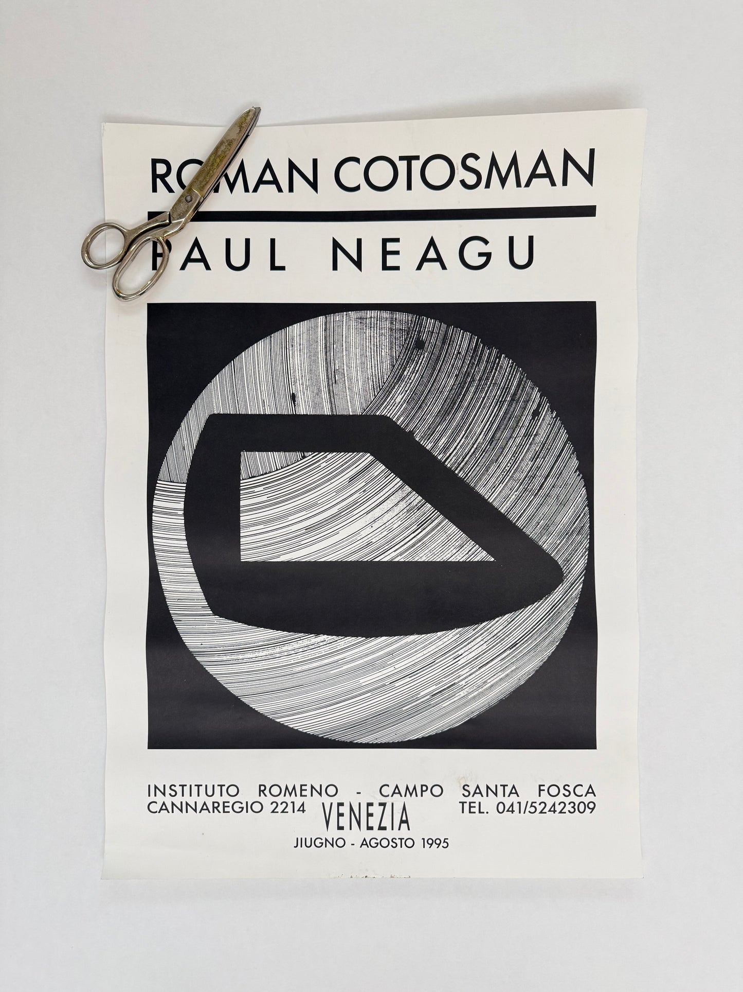 ROMAN COTOSMAN | PAUL NEAGU, Venice 1995 | Art Poster