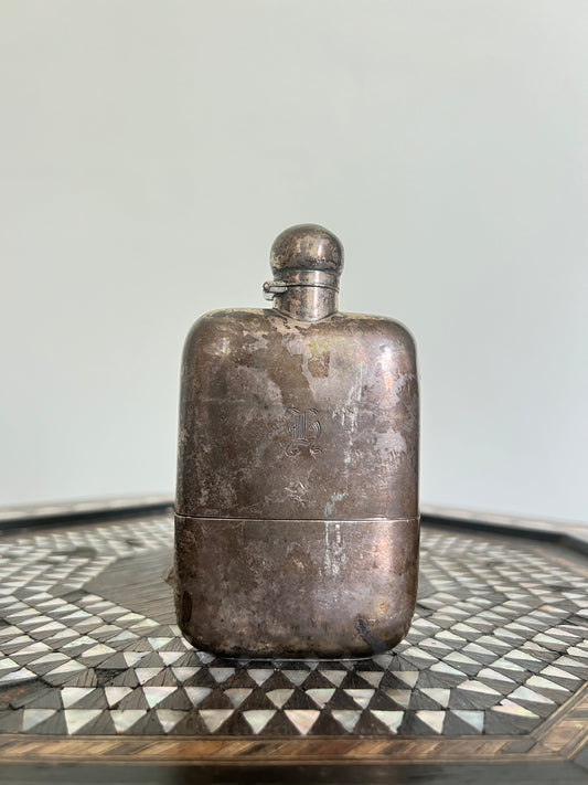 A 19th Century  Sampson Mordan & Co  Silver Hipflask
