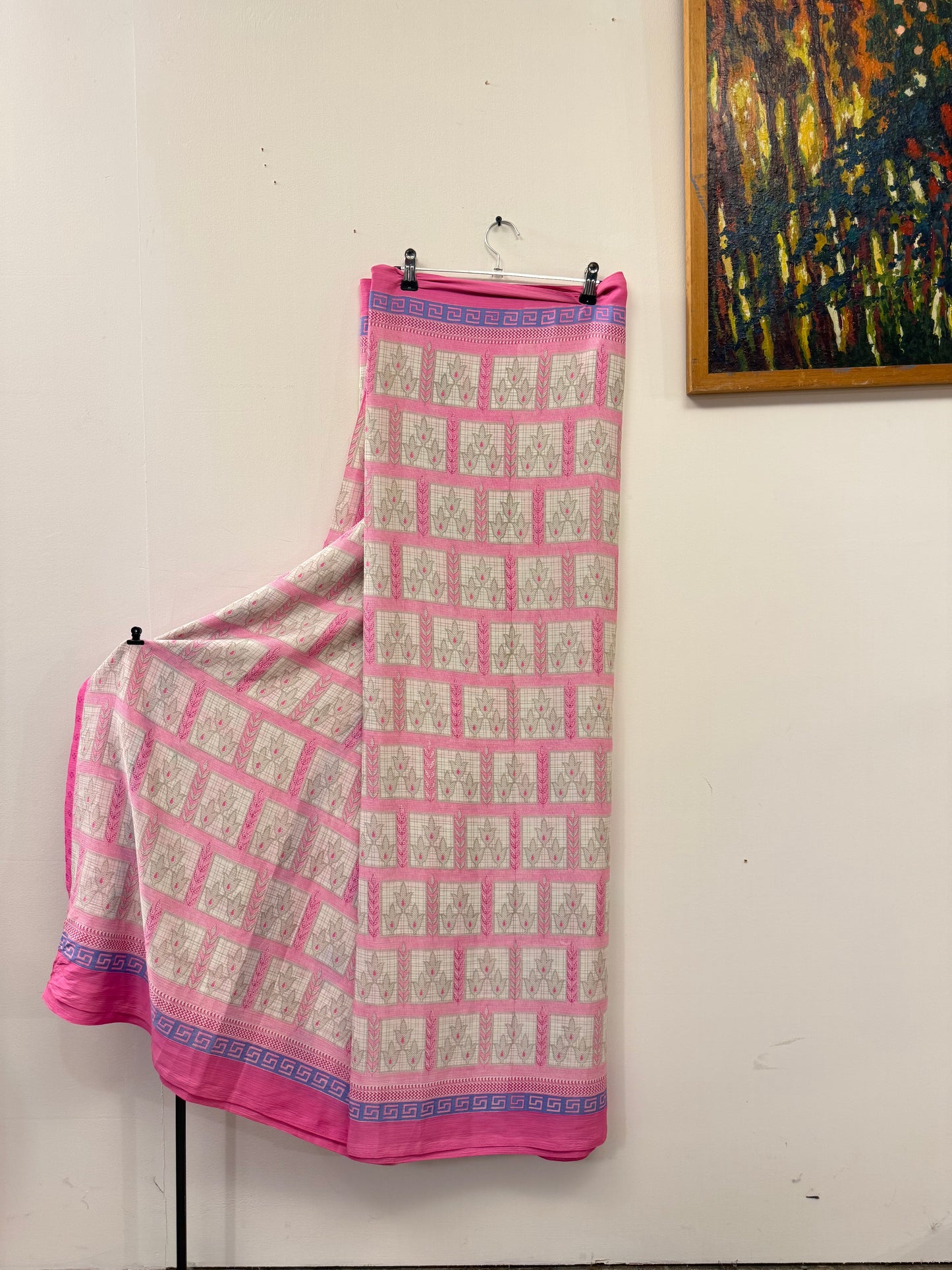Vintage Pure Silk Saree Fabric