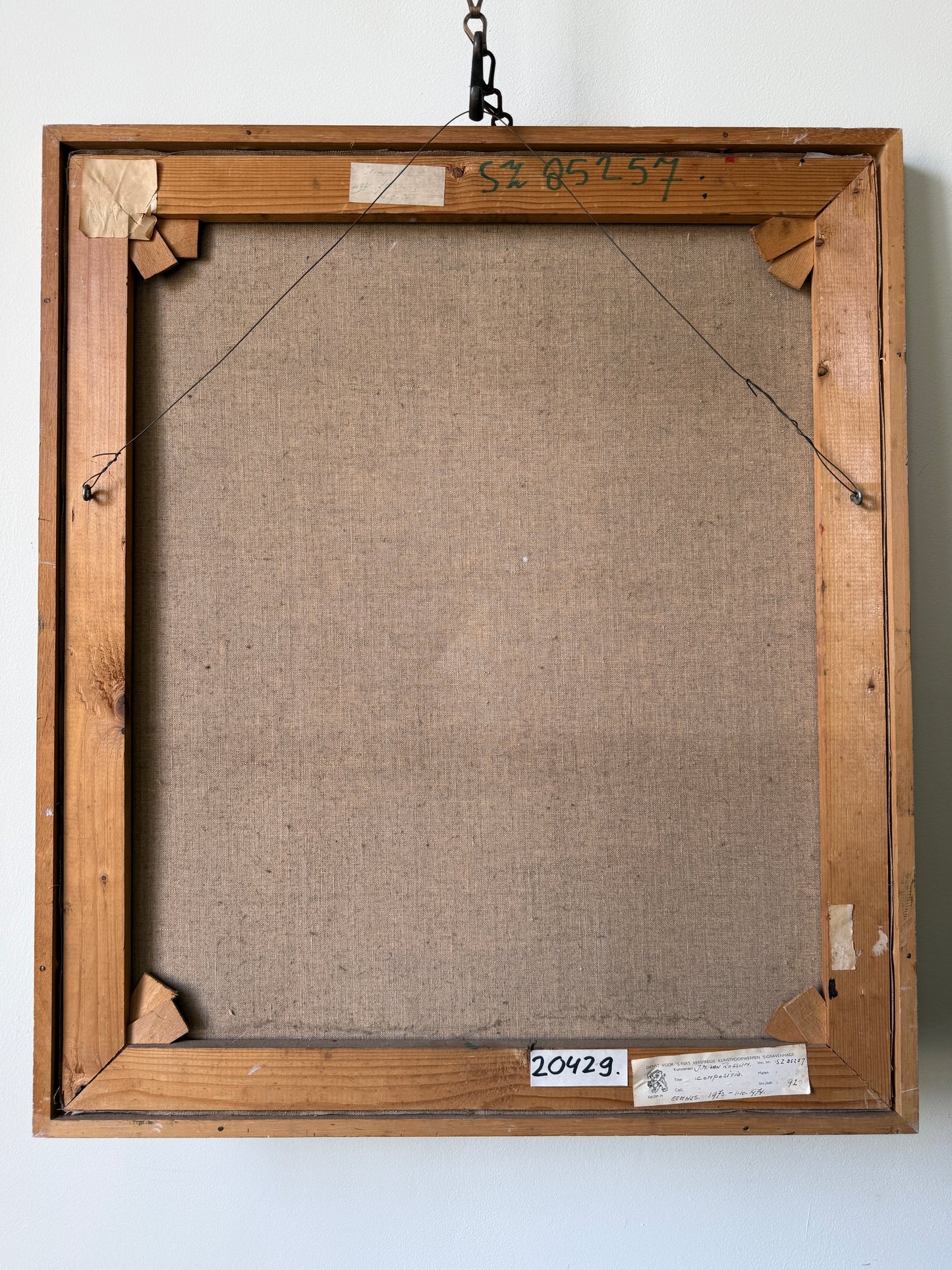 Compositie, 1974 | Hans van Rossem, Dutch