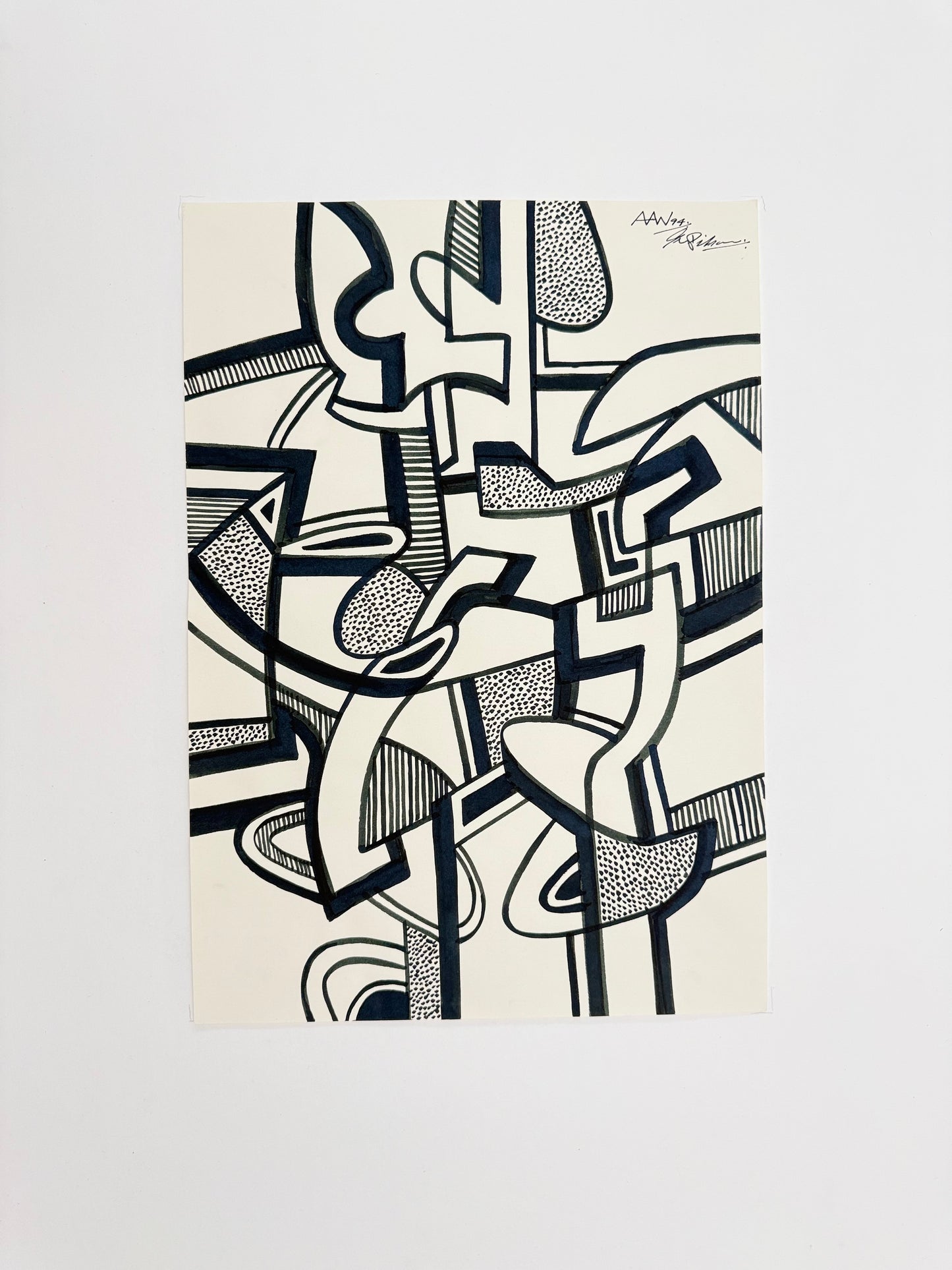 Monochromatic Original Artwork No.236 - ARTHUR ALLAN WILSON, Scottish | 1944-2024