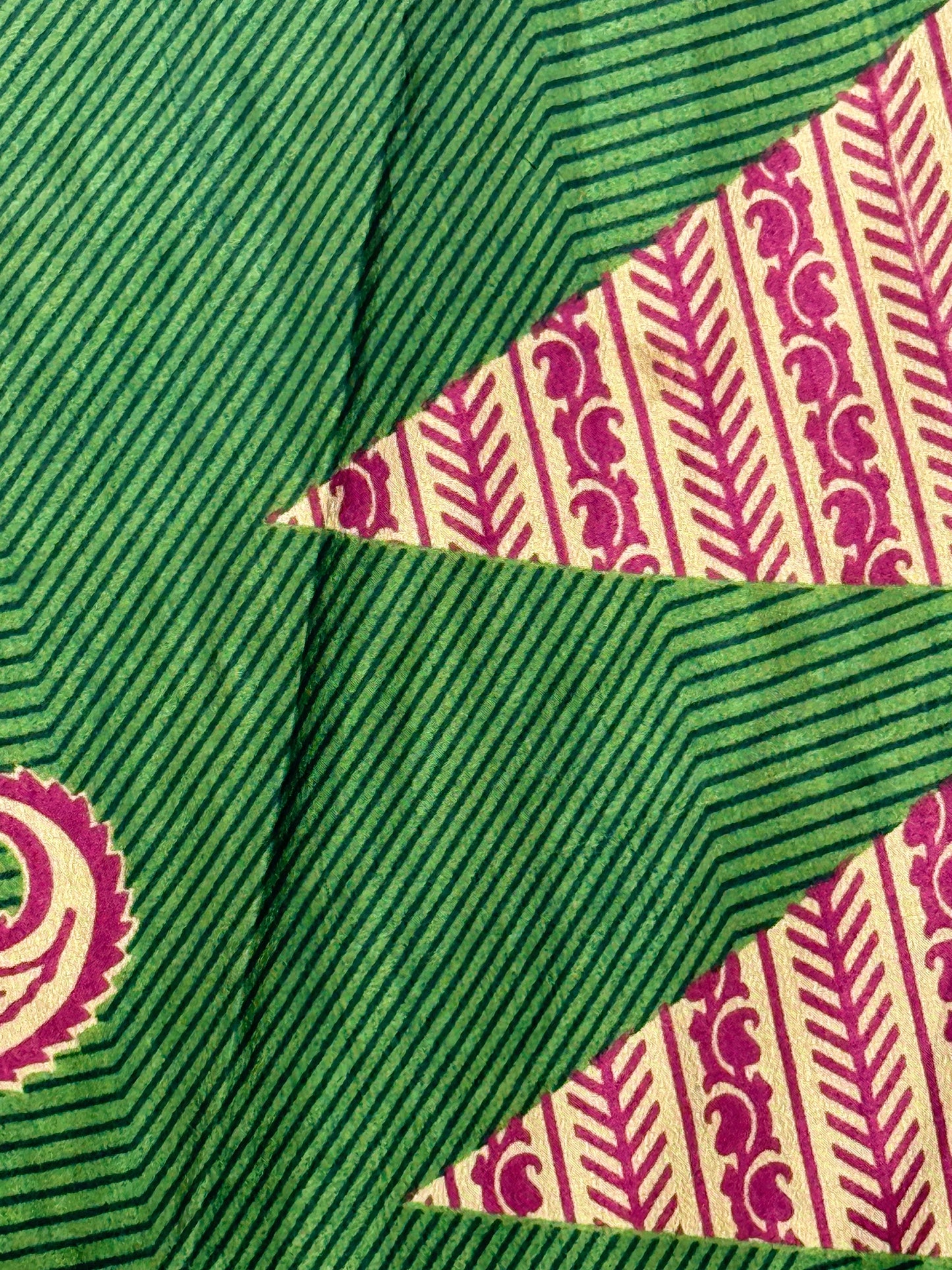 Vintage Saree Silk Wrap Skirt