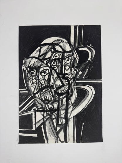 Monochromatic Original Artwork No.320 - ARTHUR ALLAN WILSON, Scottish | 1944-2024
