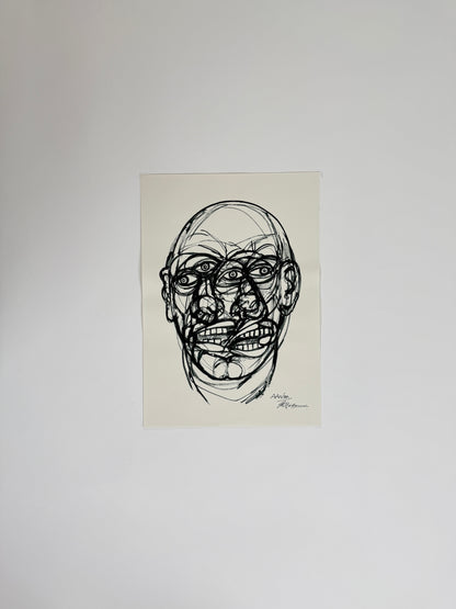 Monochromatic Original Artwork No.283 - ARTHUR ALLAN WILSON, Scottish | 1944-2024