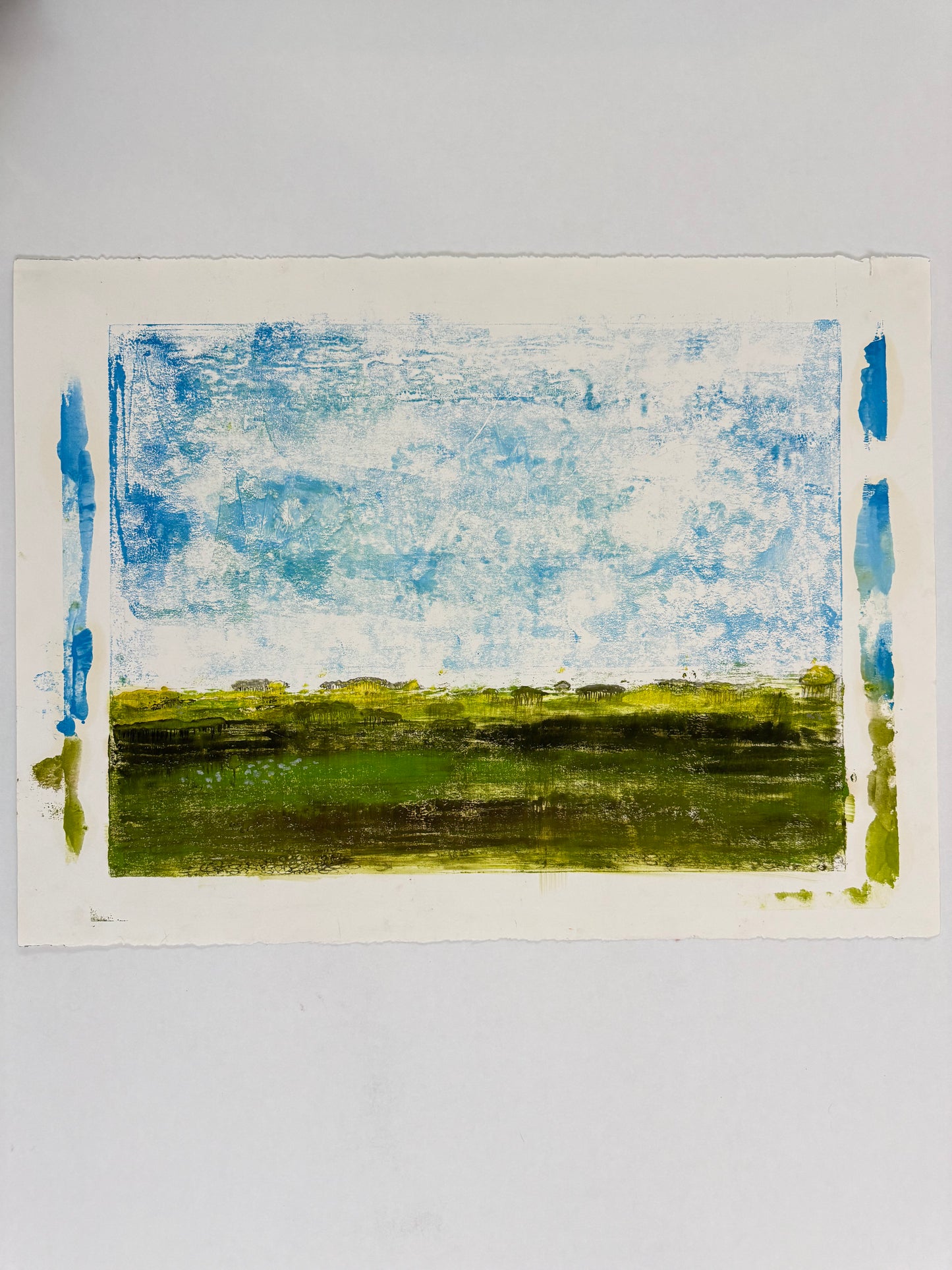Untitled Landscape - Mixed Media