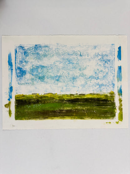 Untitled Landscape - Mixed Media