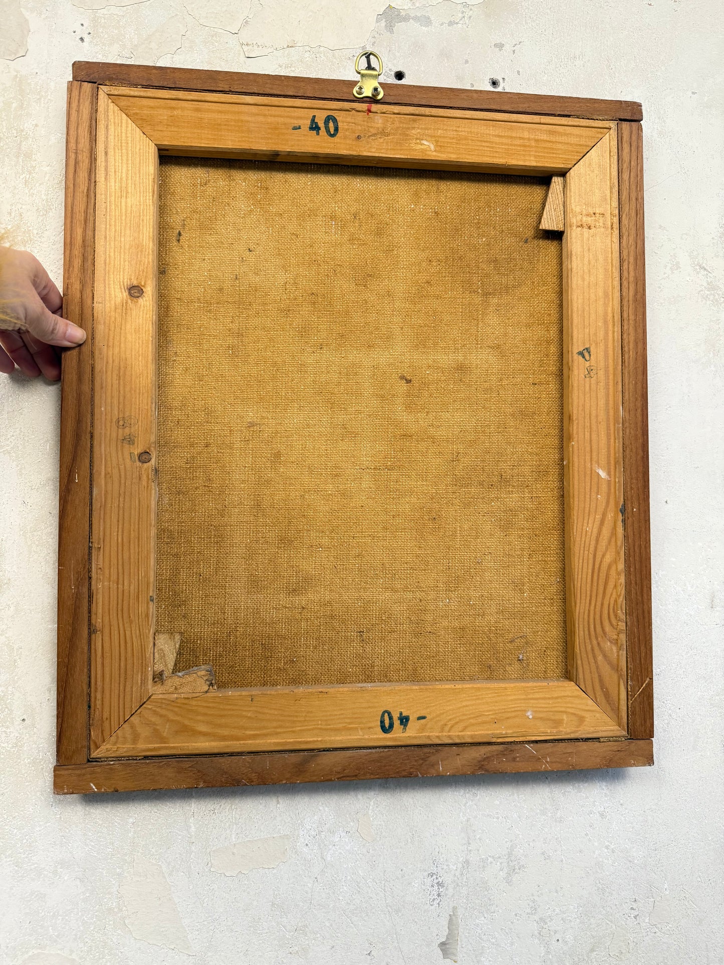 Abstract Geometric Oil on Canvas