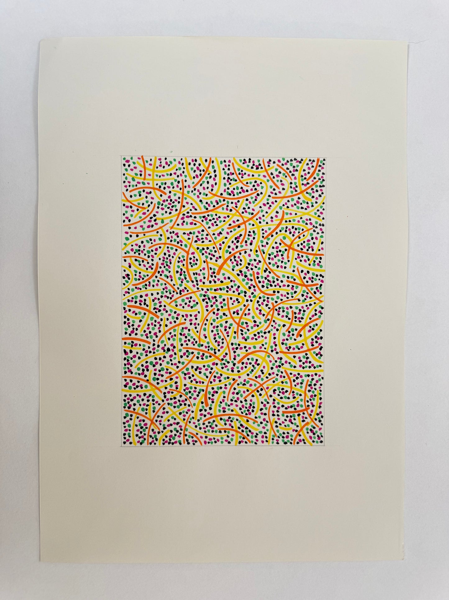 Pointillist Ink on Paper Original Artwork No.26 - ARTHUR ALLAN WILSON, Scottish | 1944-2024
