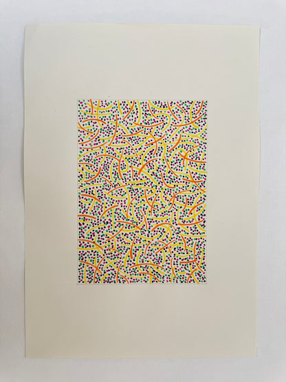 Pointillist Ink on Paper Original Artwork No.26 - ARTHUR ALLAN WILSON, Scottish | 1944-2024
