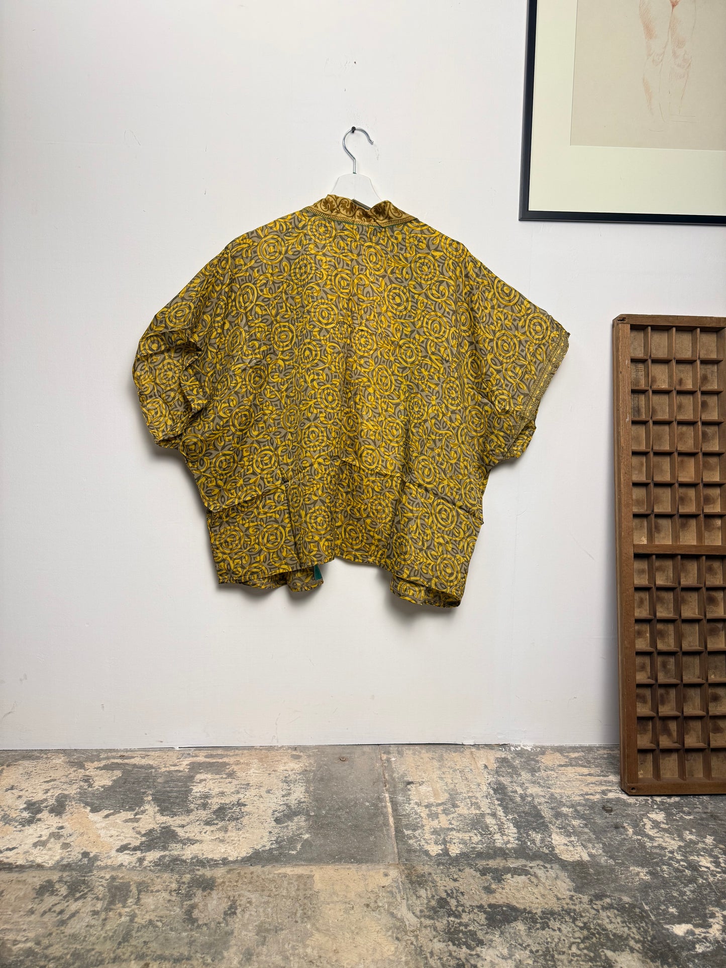 Vintage Saree Silk Shrug Blouse