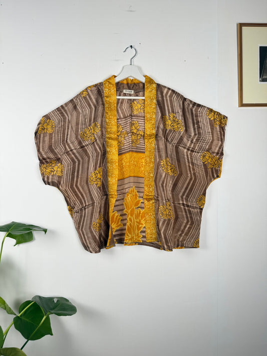 Vintage Saree Silk Shrug Blouse