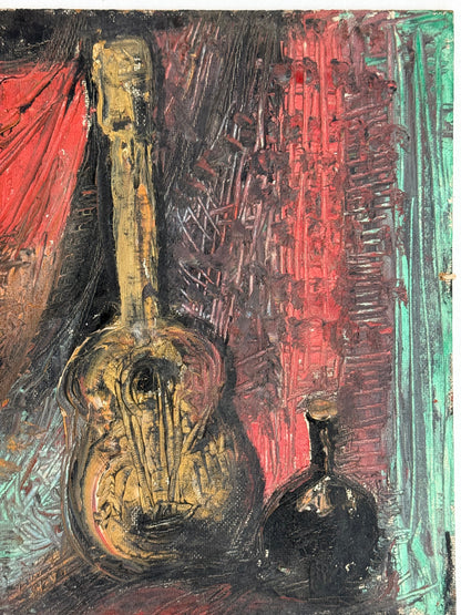 Guitar Still Life - Oxshott Pottery Estate
