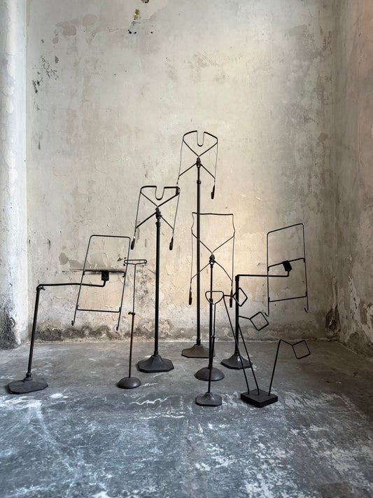 Collection of 19thC Shop Display Shirt & Accessory Stands