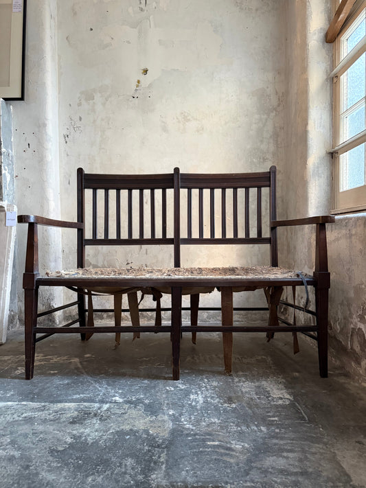 A Two Seater Hall Bench