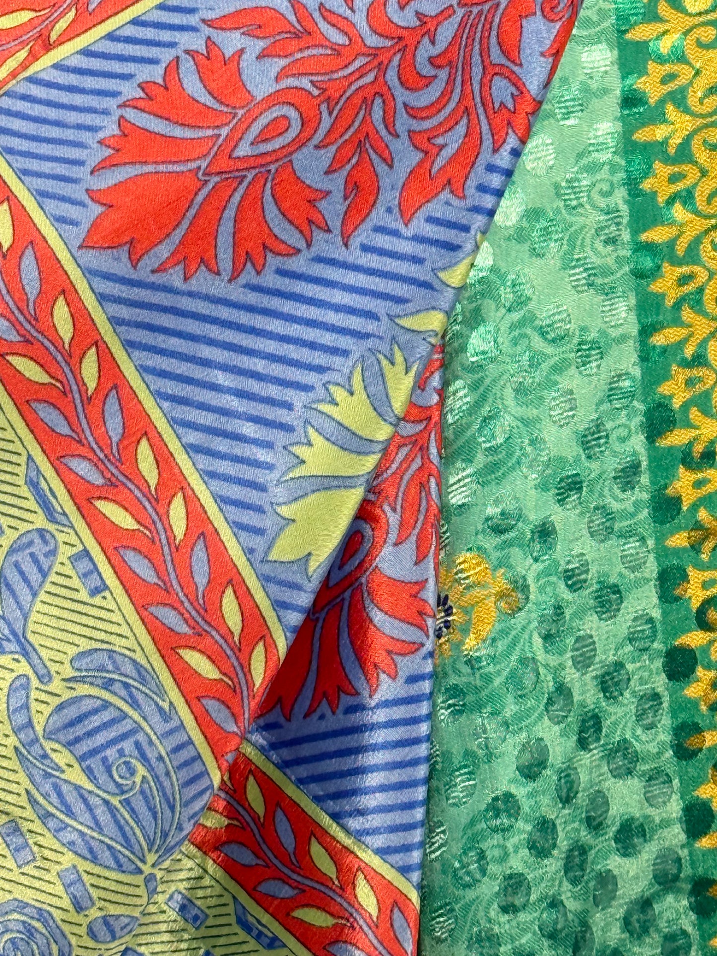 Vintage Saree Silk Wrap Skirt