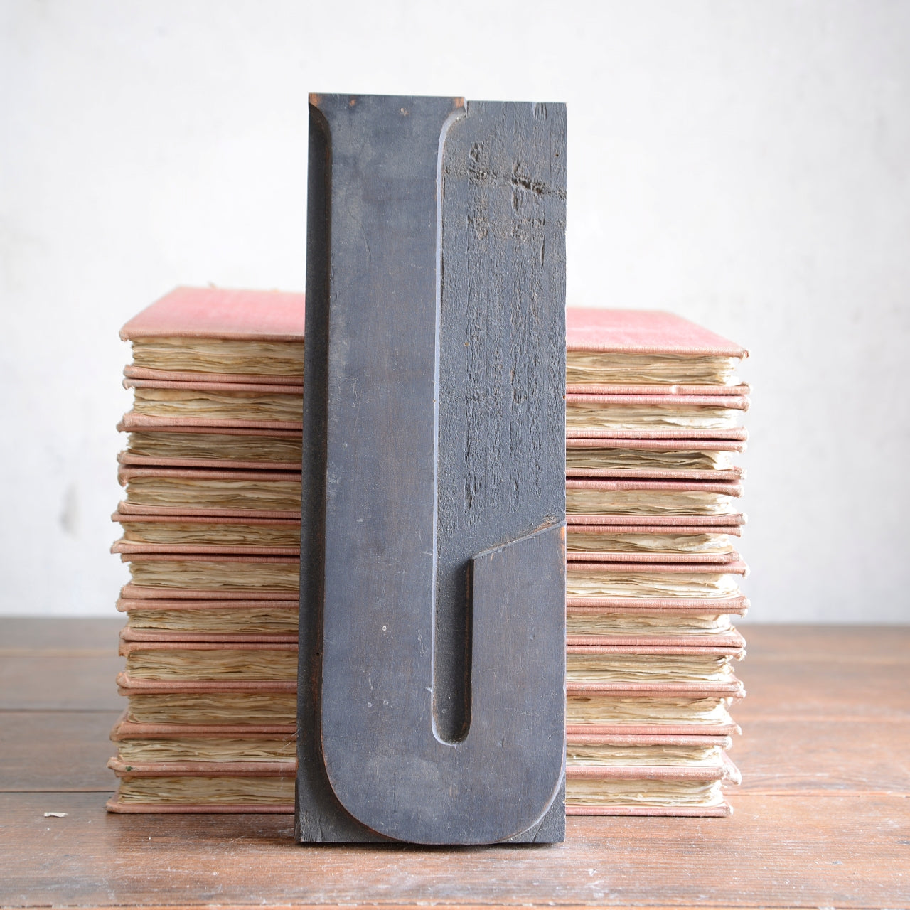 Rare English 1920’s Wooden Letterpress Type - 30cm