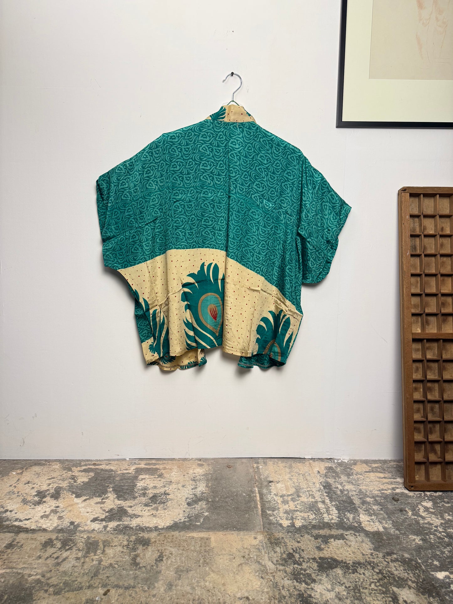 Vintage Saree Silk Shrug Blouse