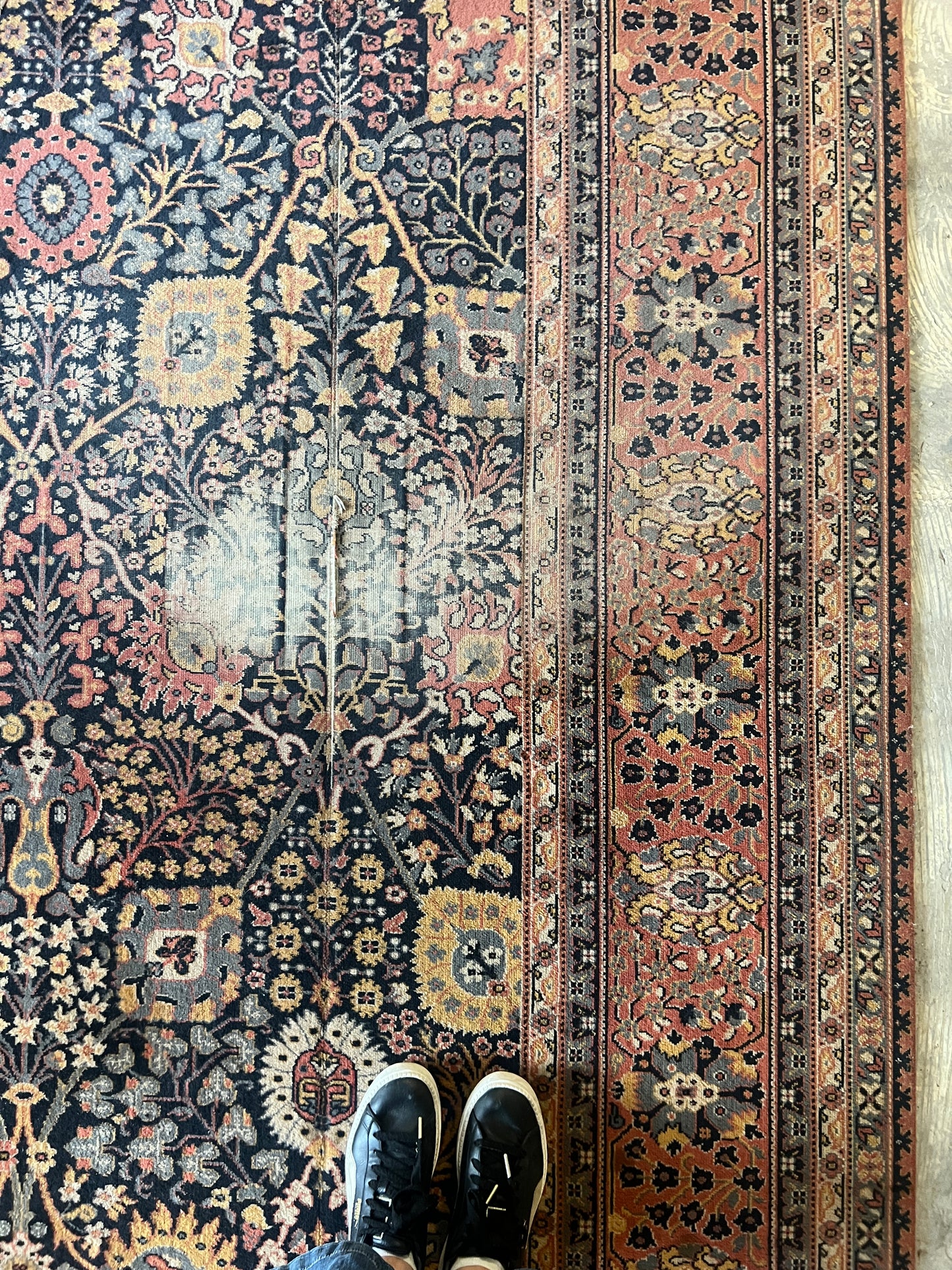 Large Rug - Turkish Hereke Design - 4.5m by 3.4m - Ex Shop Rug