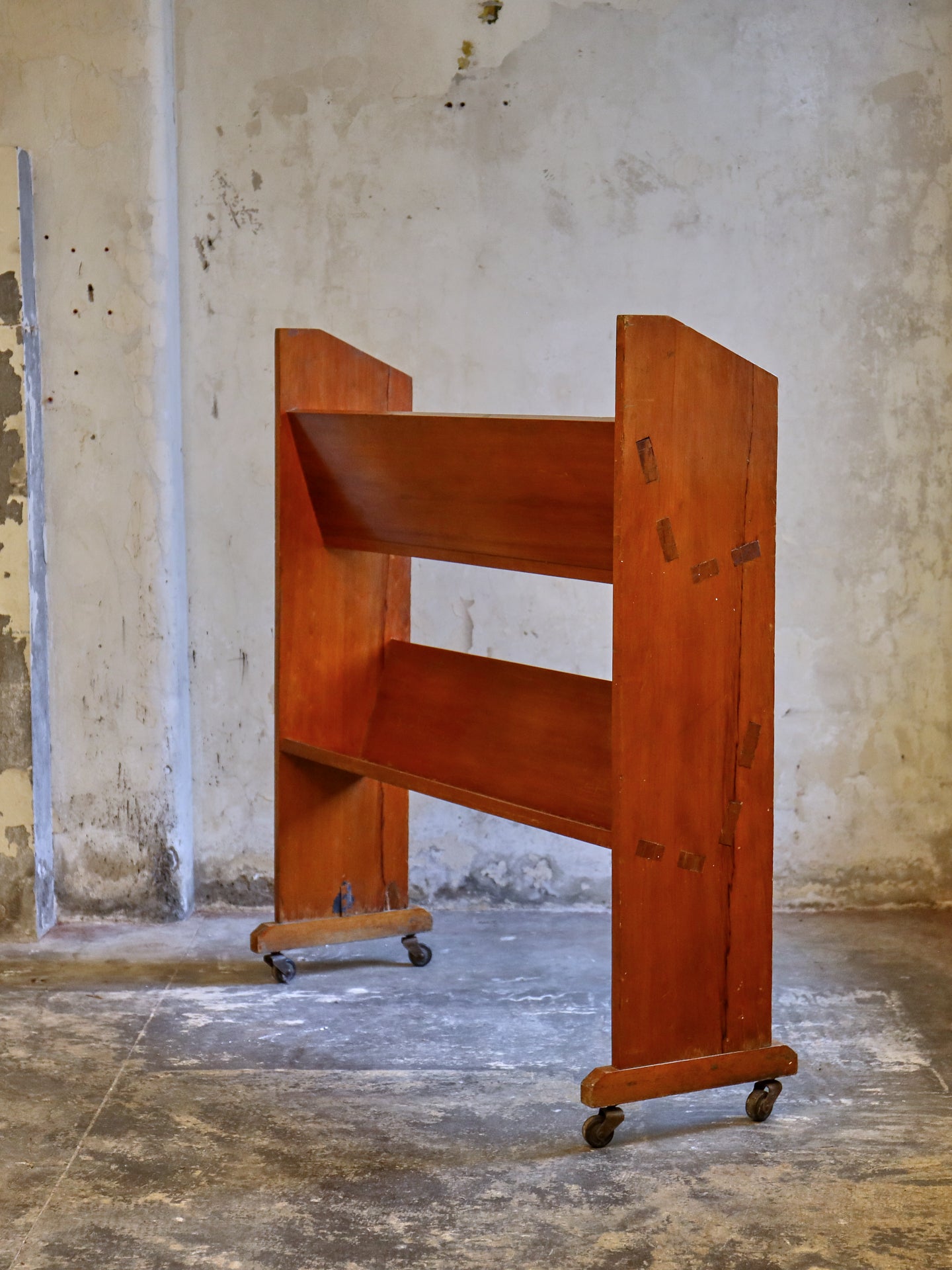 1950's Open Book Trolley Bookcase
