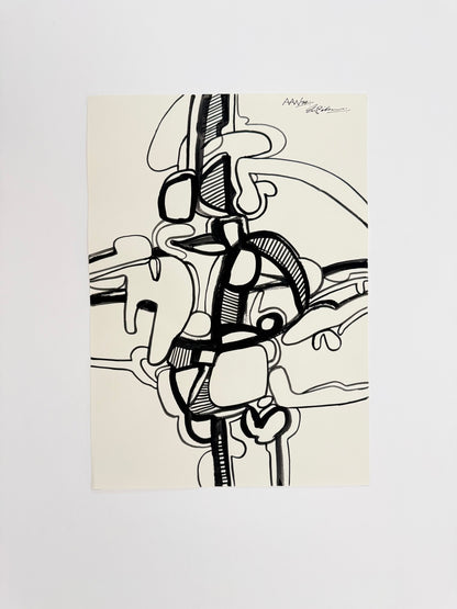 Monochromatic Original Artwork No.252 - ARTHUR ALLAN WILSON, Scottish | 1944-2024
