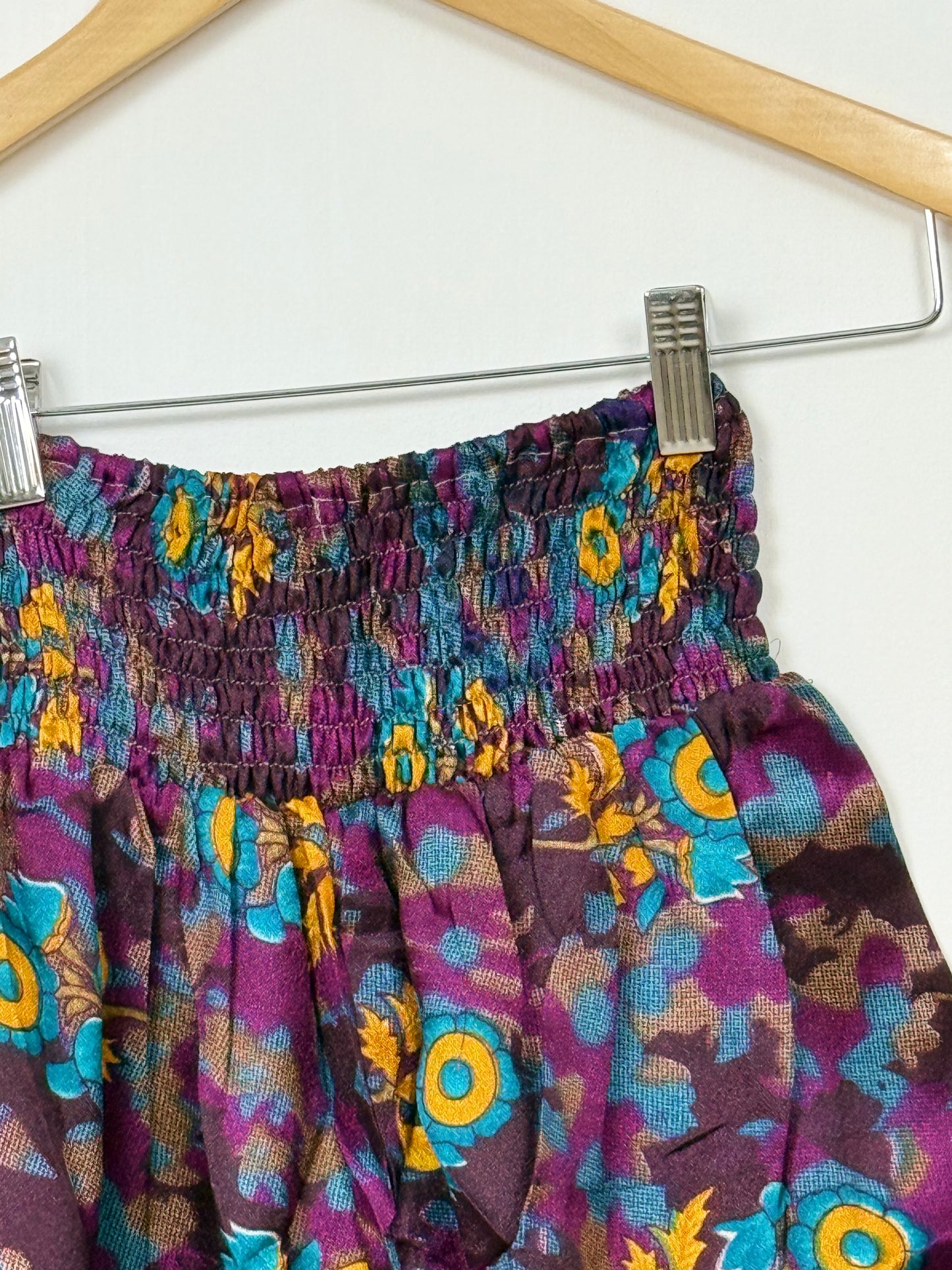 Vintage Saree Silk Trousers & Shirt Co-ordinated Set