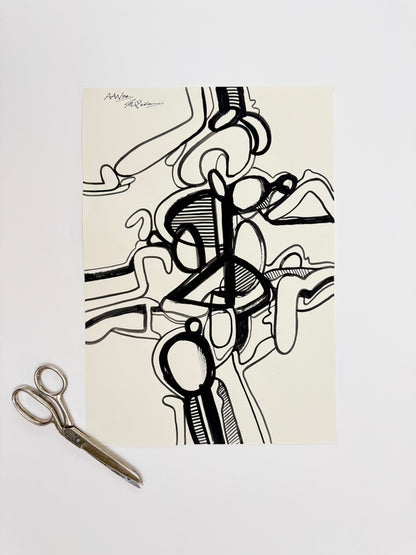 Monochromatic Original Artwork No.251 - ARTHUR ALLAN WILSON, Scottish | 1944-2024