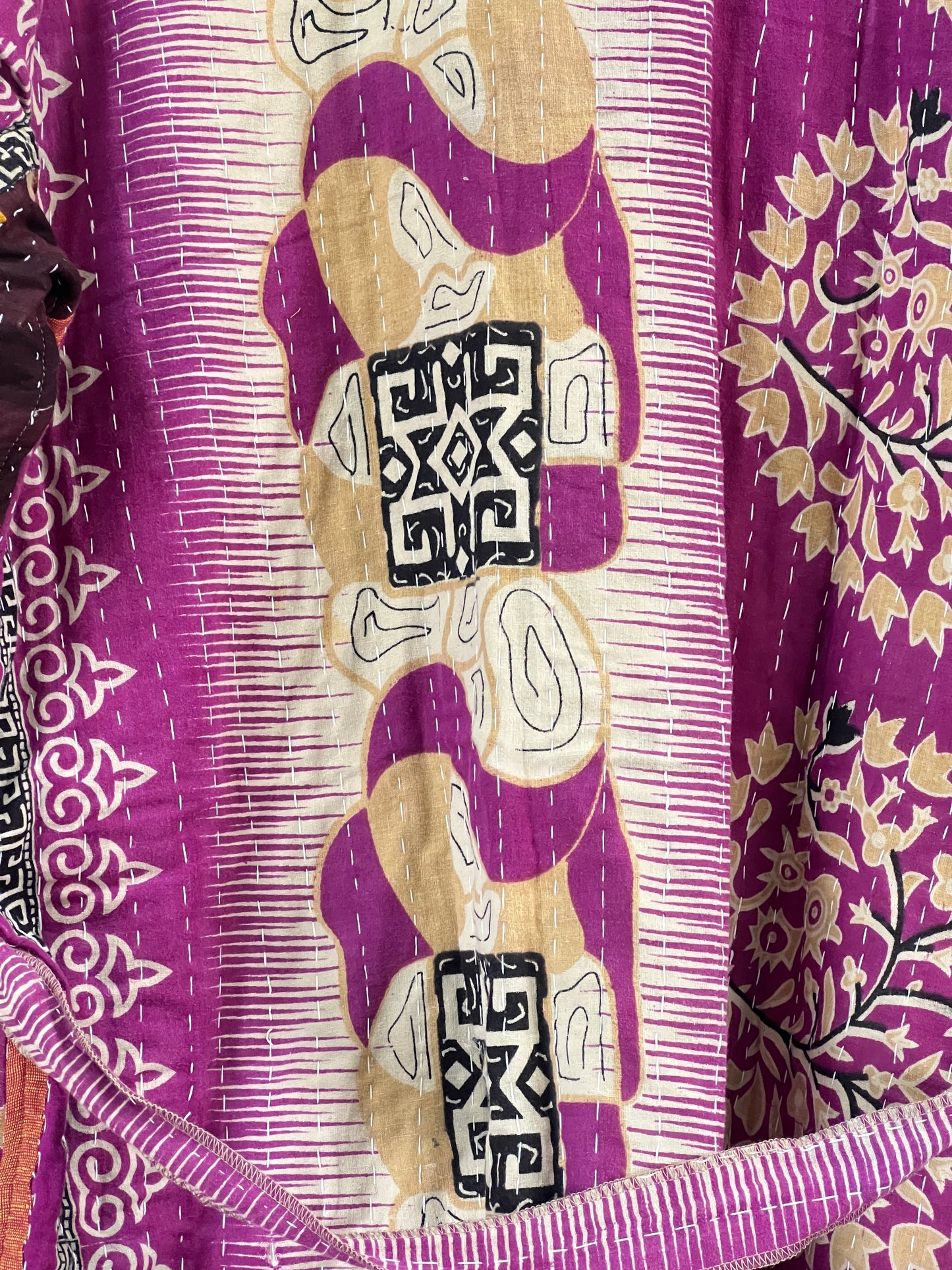 Vintage Cotton Kantha Relaxed Jacket ~ No 4