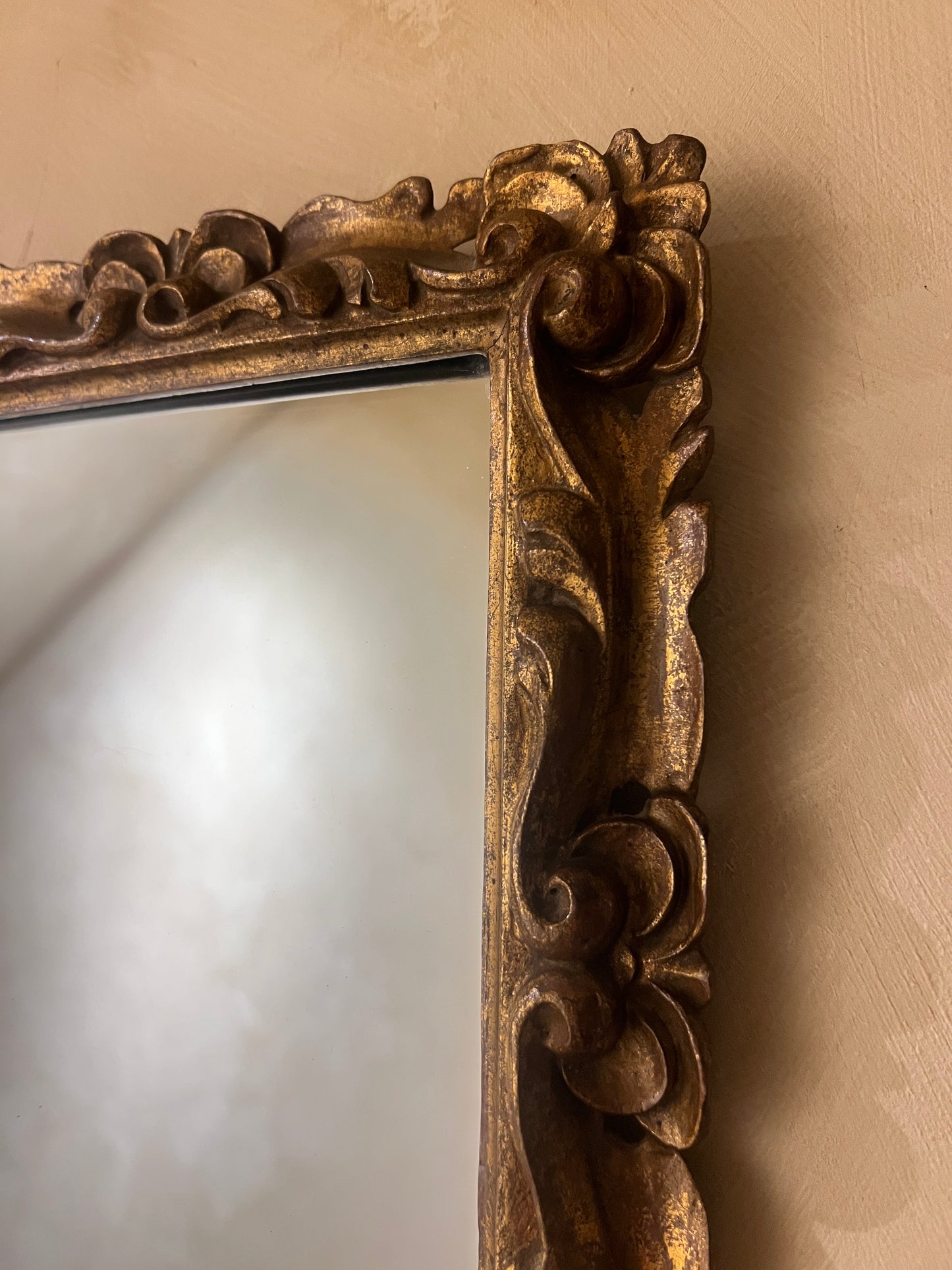A Diminutive 1950’s Italian Gilt Wall Mirror