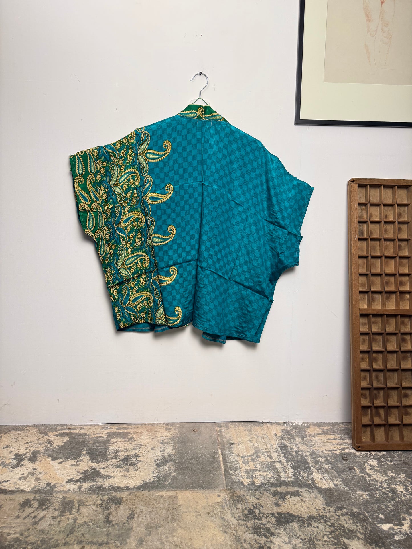 Vintage Saree Silk Shrug Blouse