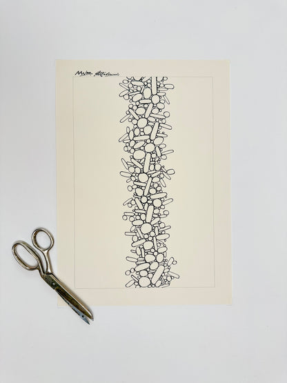 Monochromatic Original Artwork No.207 - ARTHUR ALLAN WILSON, Scottish | 1944-2024
