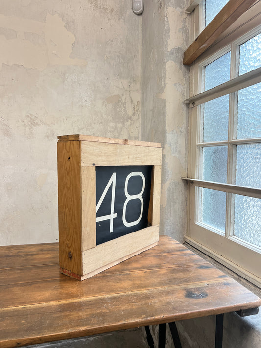 1960’s Destination Bus Numerical Blind in Winding Box